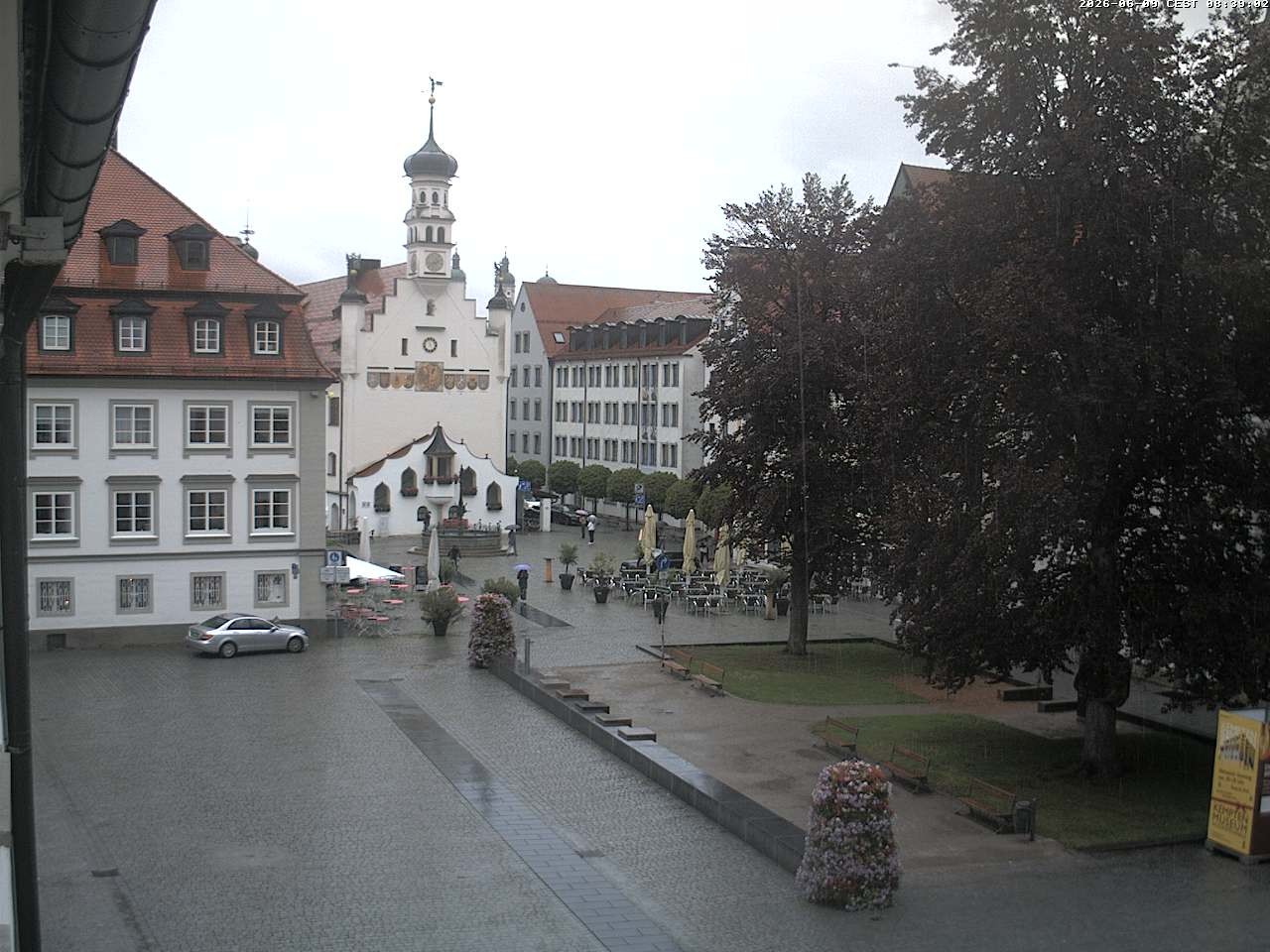 Archived image Webcam Town Hall - Kempten