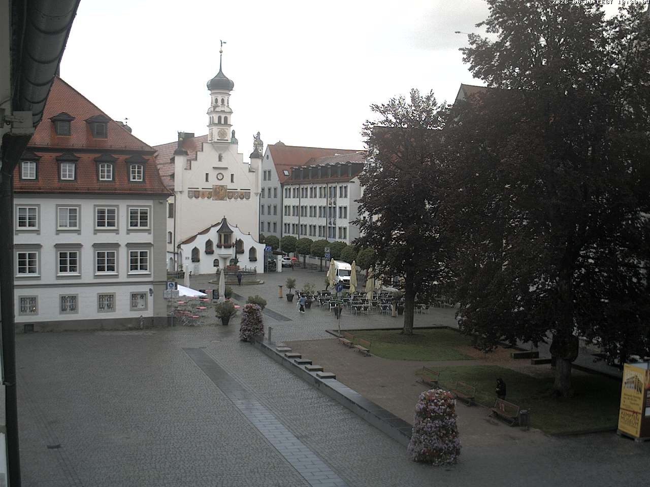 Archived image Webcam Town Hall - Kempten