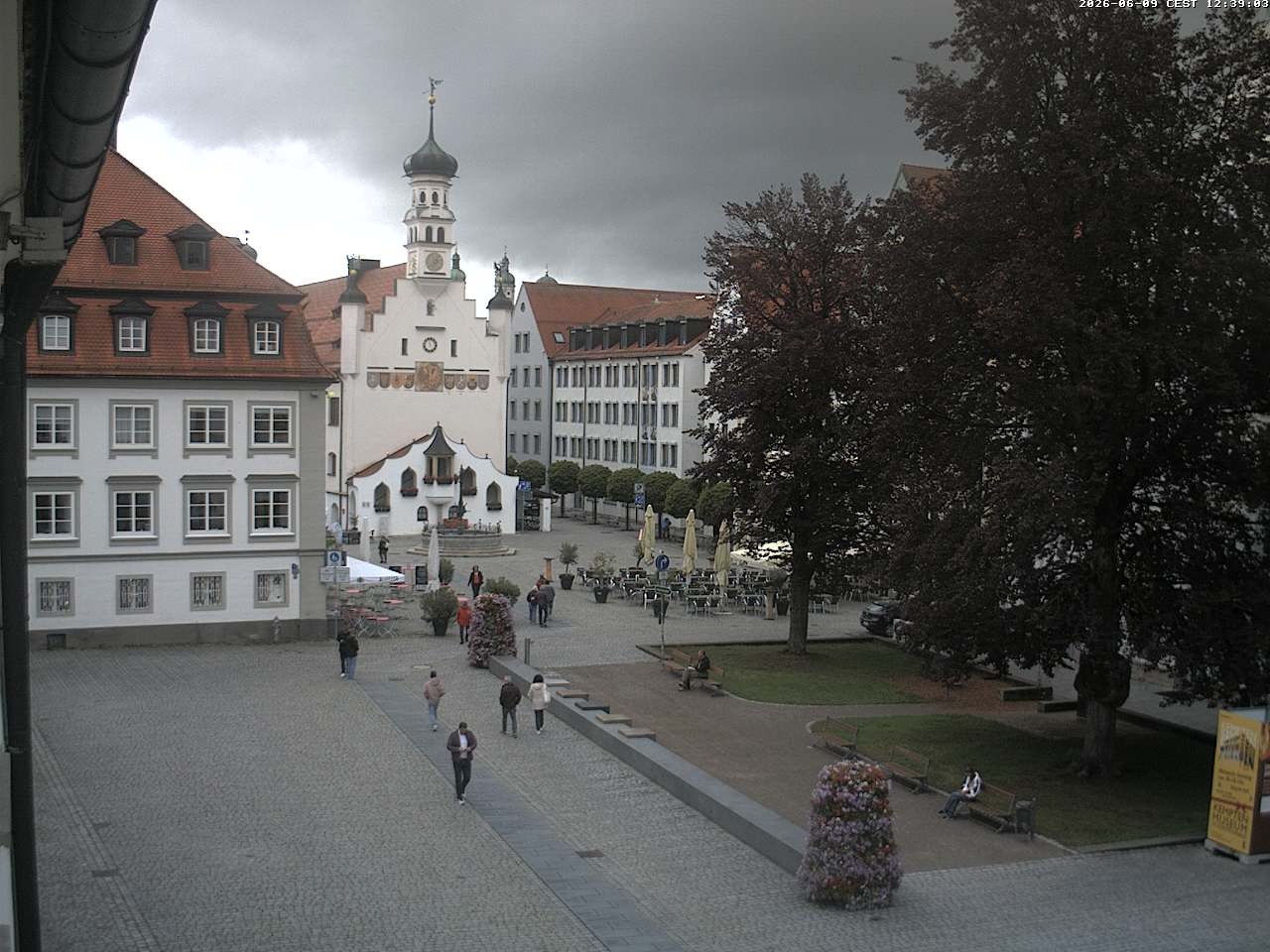 Archived image Webcam Town Hall - Kempten