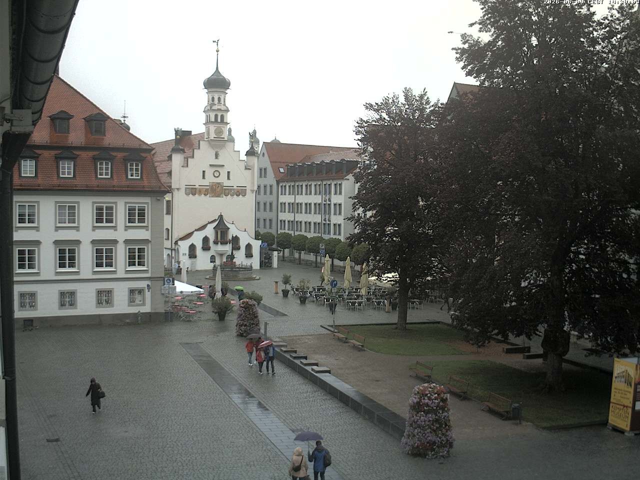 Archived image Webcam Town Hall - Kempten