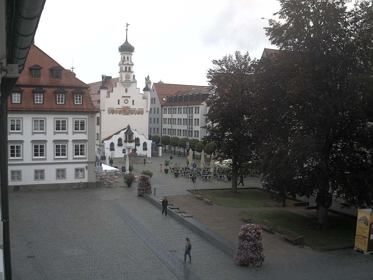 Archived image Webcam Town Hall - Kempten