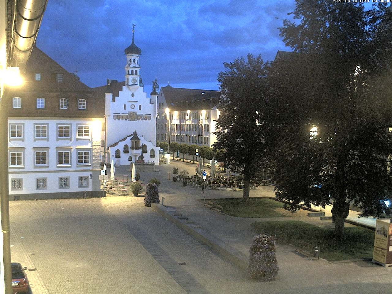 Archived image Webcam Town Hall - Kempten