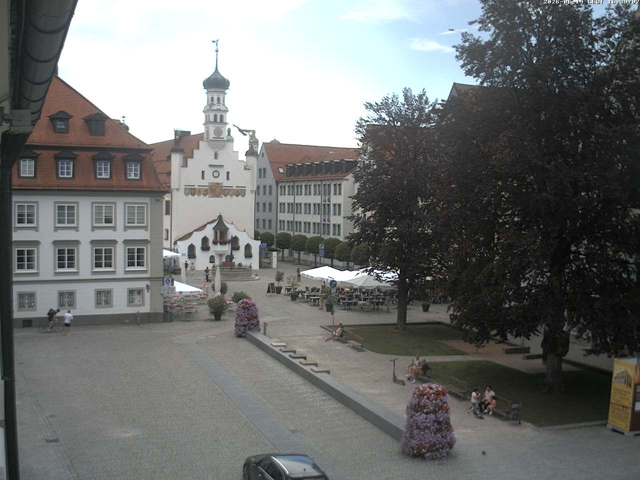 Archived image Webcam Town Hall - Kempten