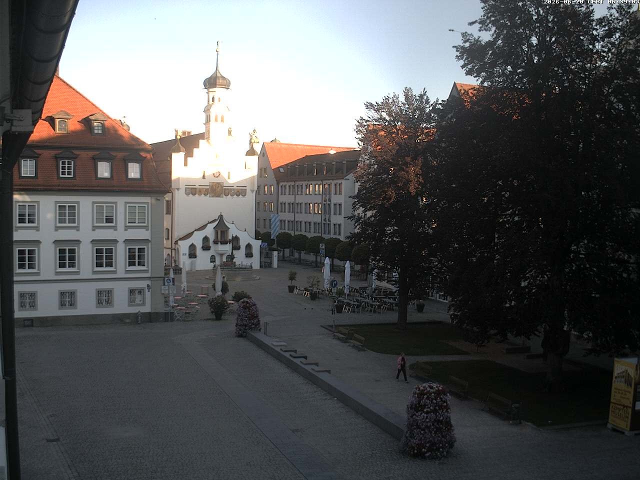 Archived image Webcam Town Hall - Kempten