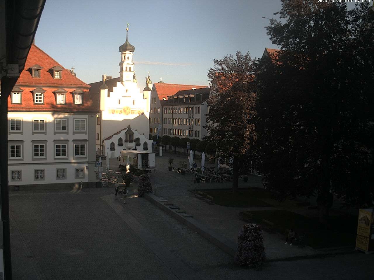 Archived image Webcam Town Hall - Kempten