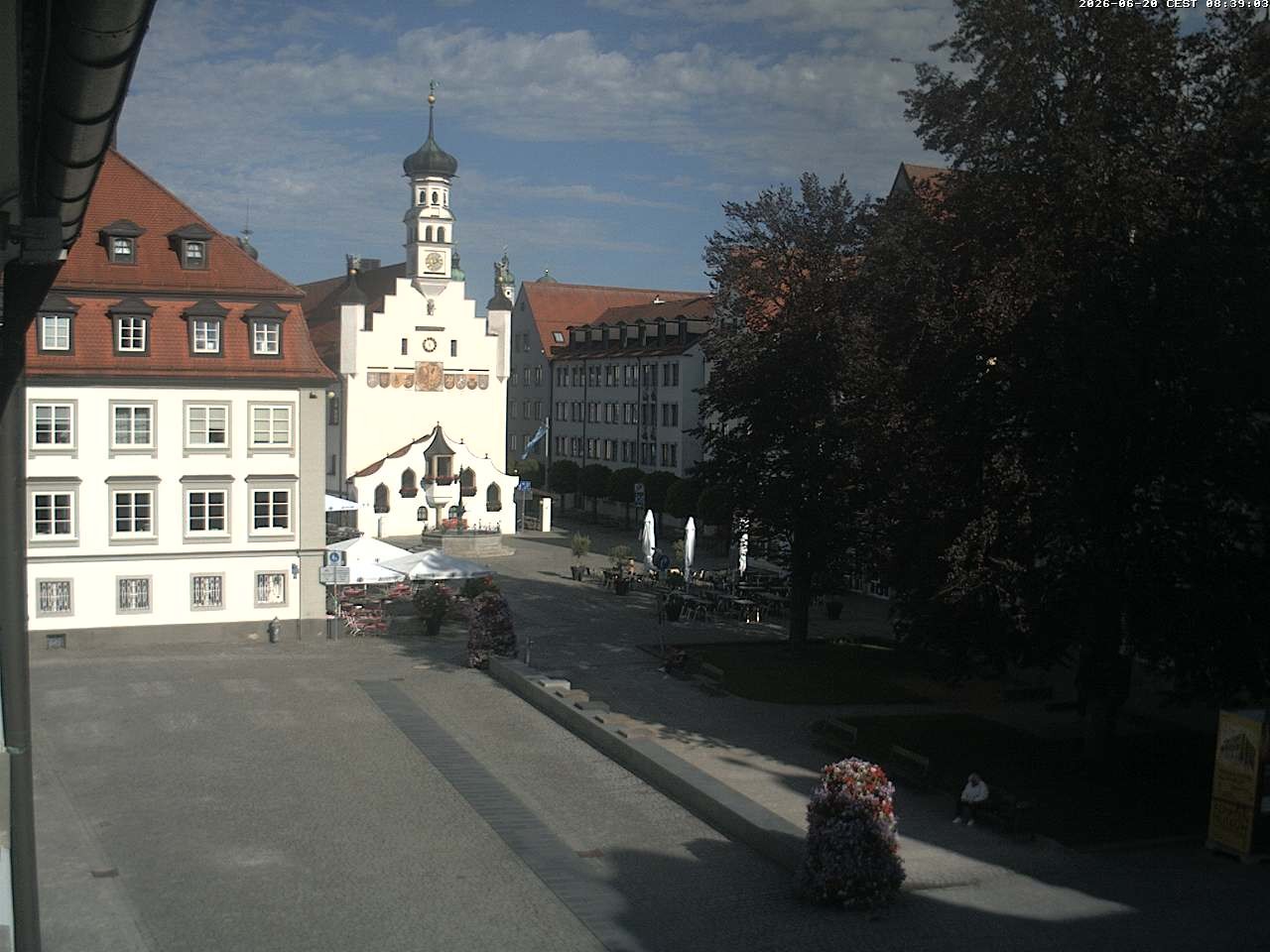 Archived image Webcam Town Hall - Kempten