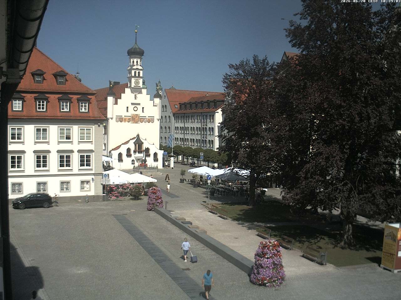 Archived image Webcam Town Hall - Kempten