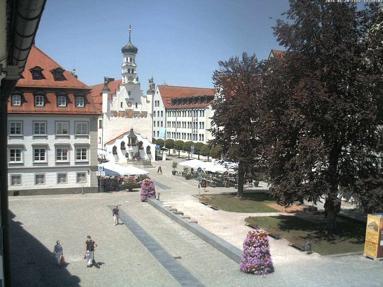 Archived image Webcam Town Hall - Kempten