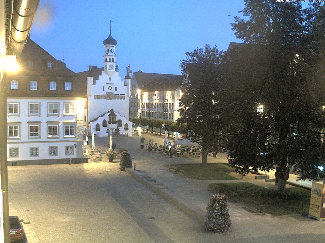 Archived image Webcam Town Hall - Kempten