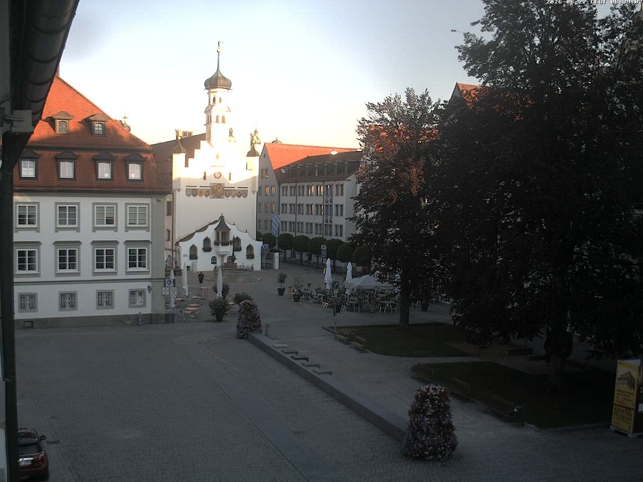 Archived image Webcam Town Hall - Kempten