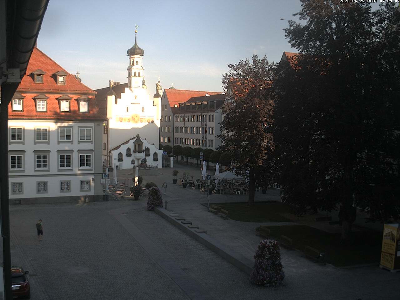 Archived image Webcam Town Hall - Kempten