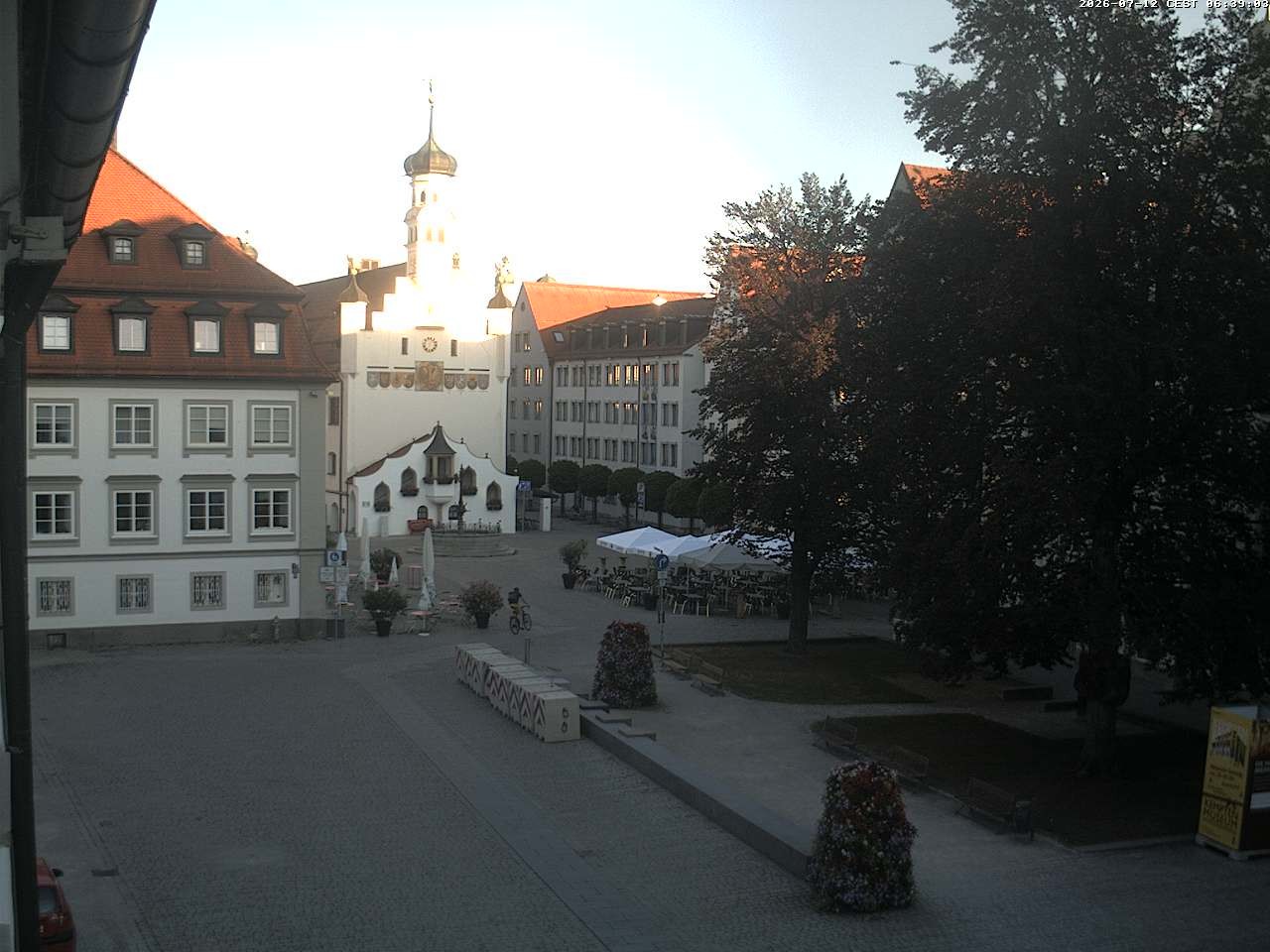 Archived image Webcam Town Hall - Kempten