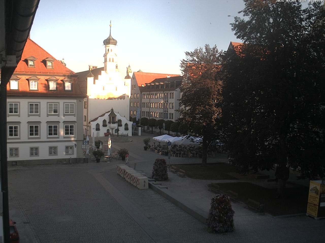 Archived image Webcam Town Hall - Kempten