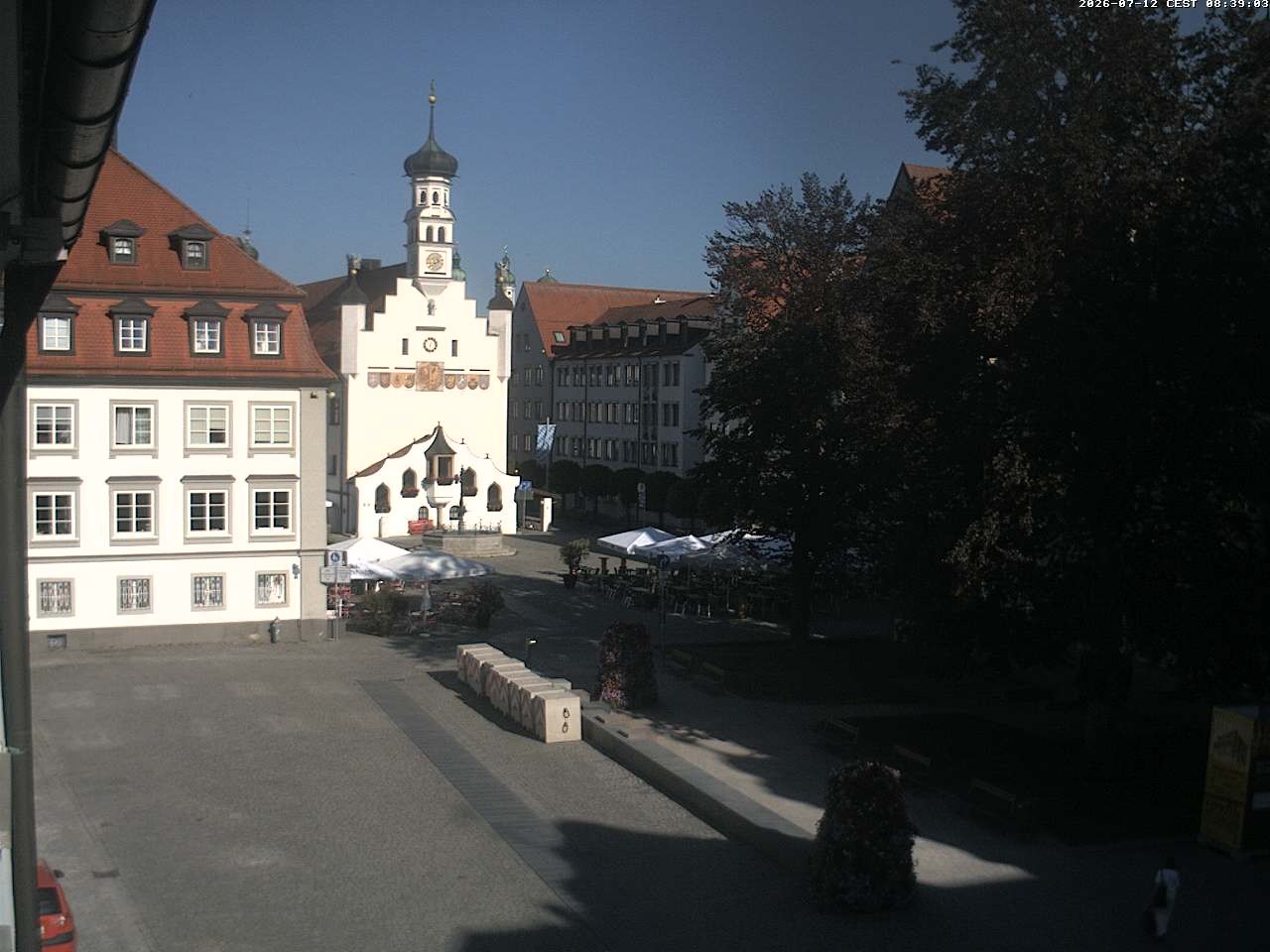 Archived image Webcam Town Hall - Kempten