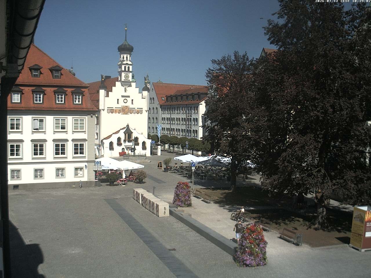 Archived image Webcam Town Hall - Kempten