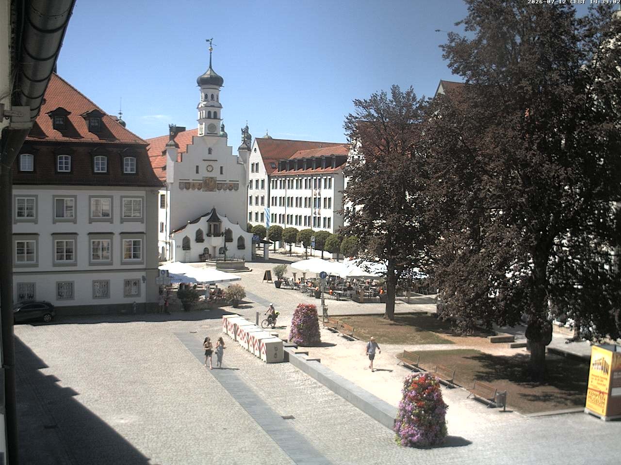 Archived image Webcam Town Hall - Kempten