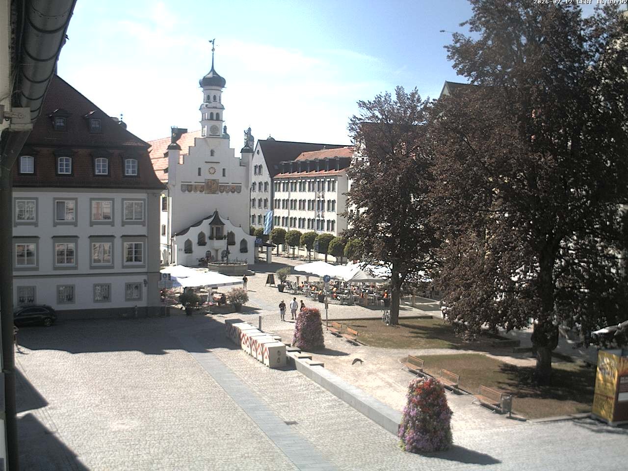 Archived image Webcam Town Hall - Kempten