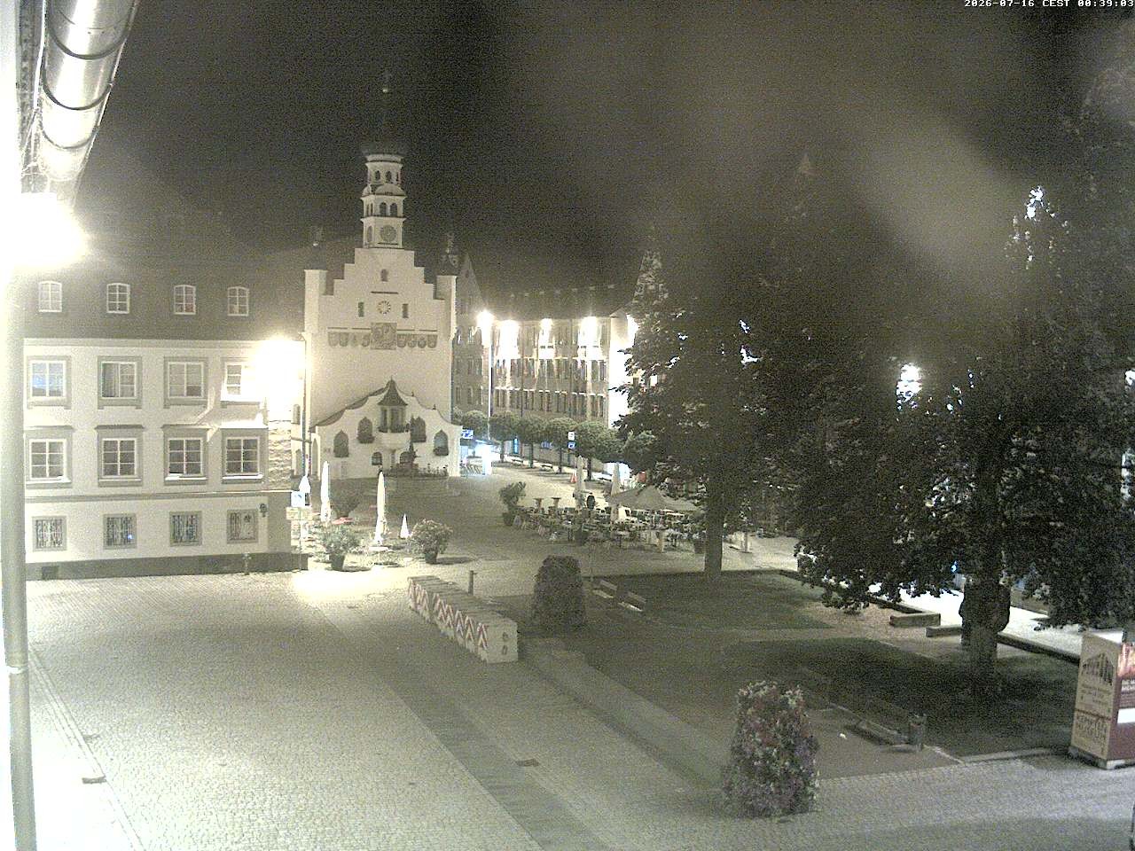 Archived image Webcam Town Hall - Kempten