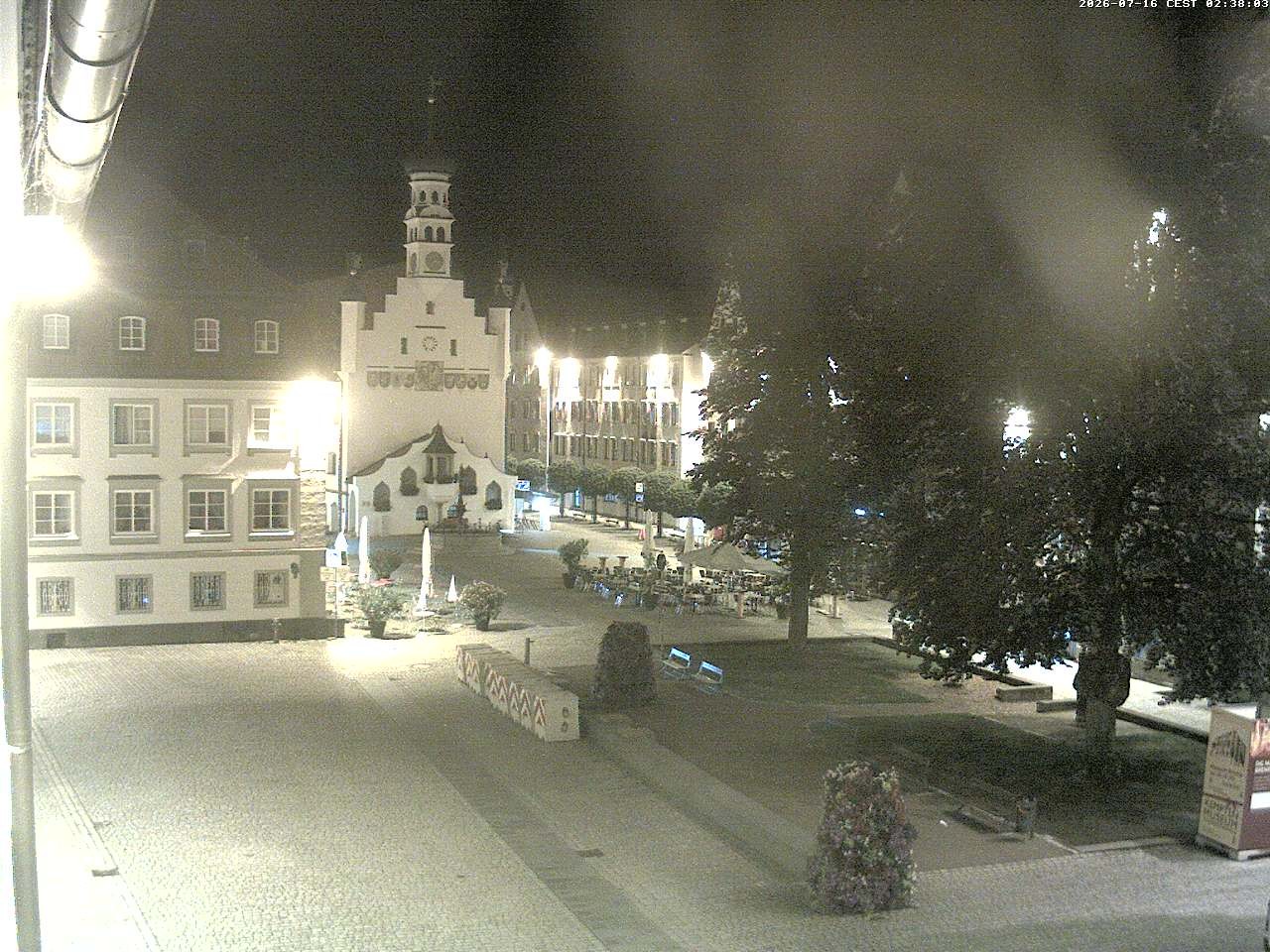 Archived image Webcam Town Hall - Kempten