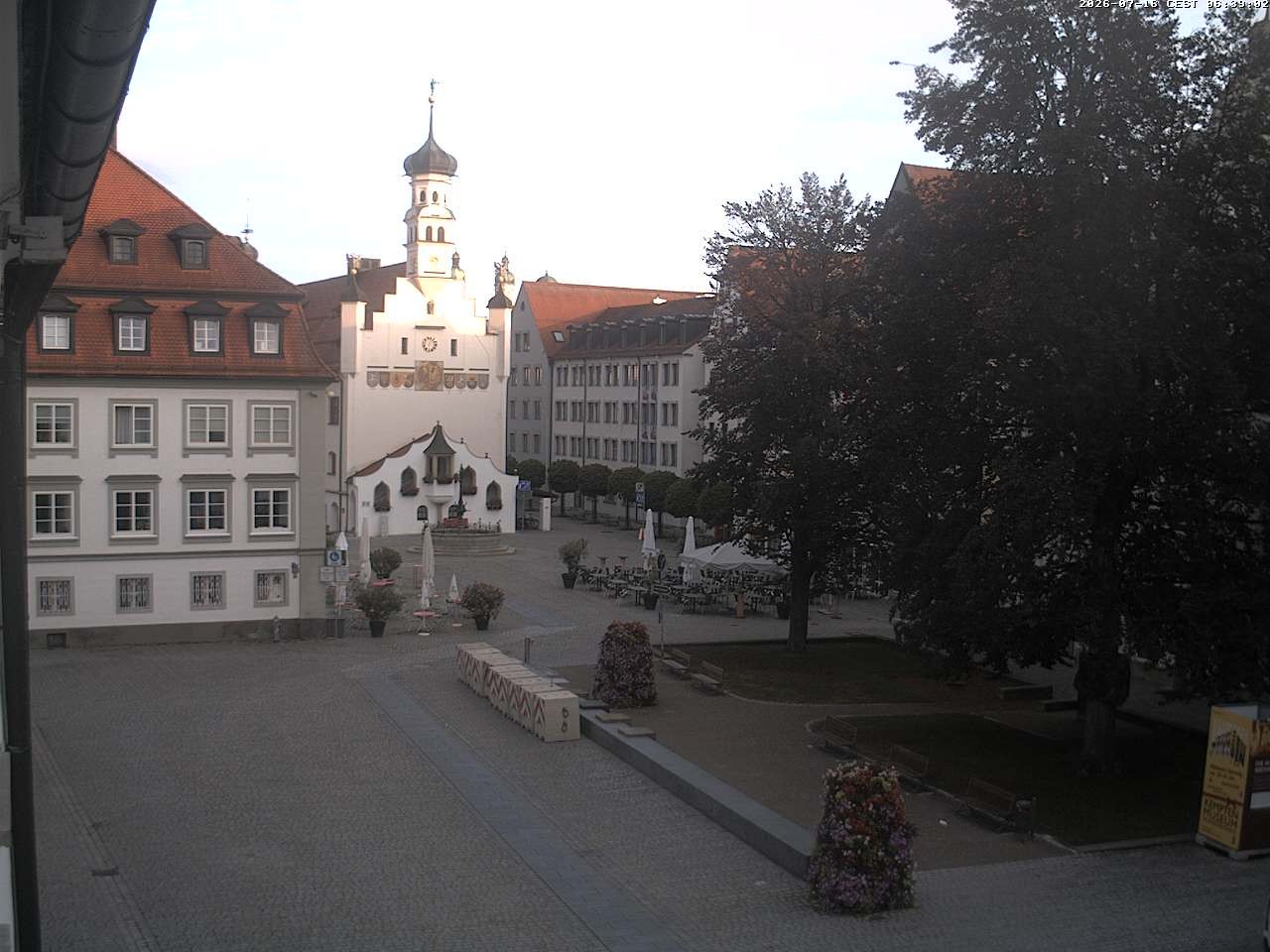 Archived image Webcam Town Hall - Kempten