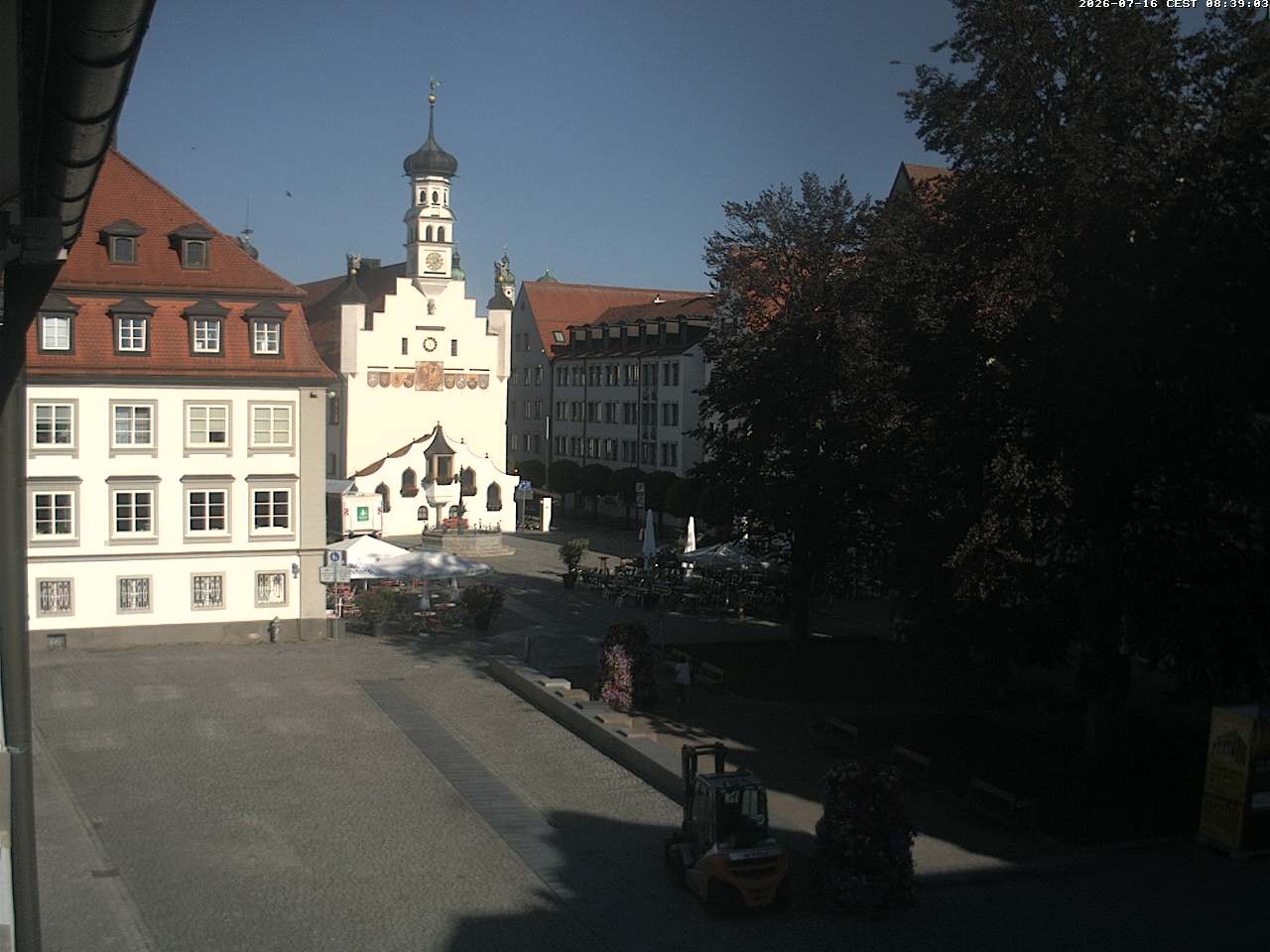 Archived image Webcam Town Hall - Kempten