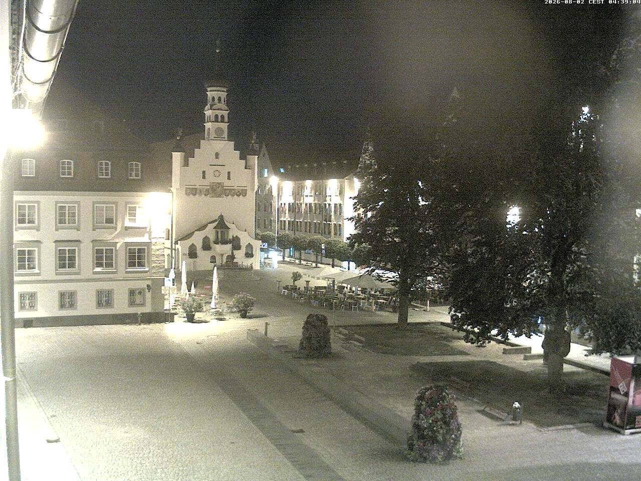 Archiv Foto Webcam Blick auf das Rathaus in Kempten