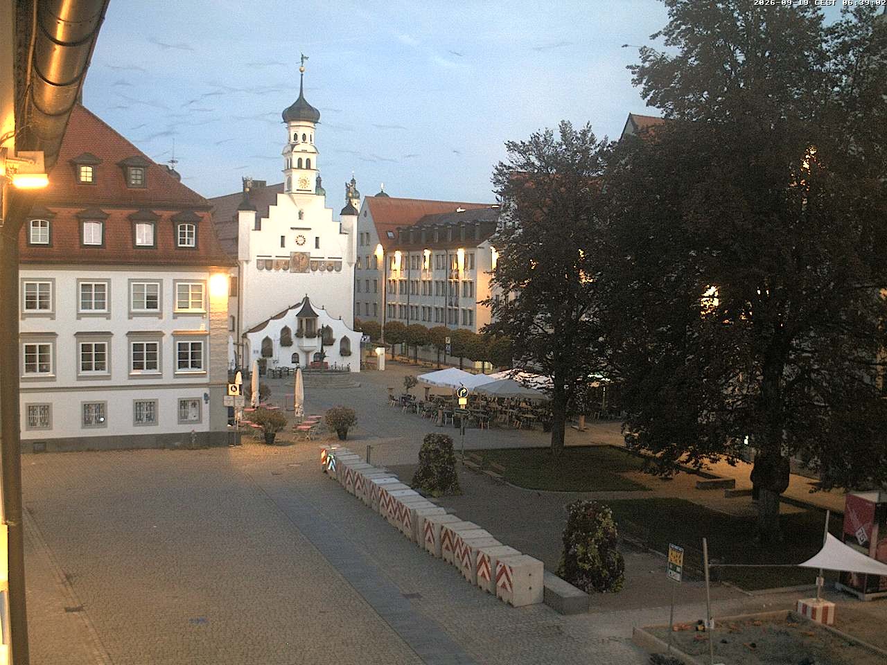 Archived image Webcam Town Hall - Kempten