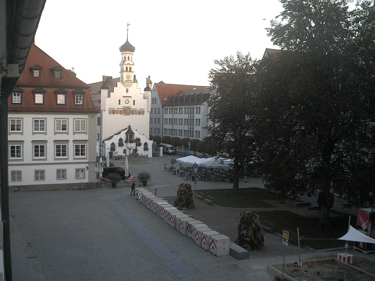 Archived image Webcam Town Hall - Kempten