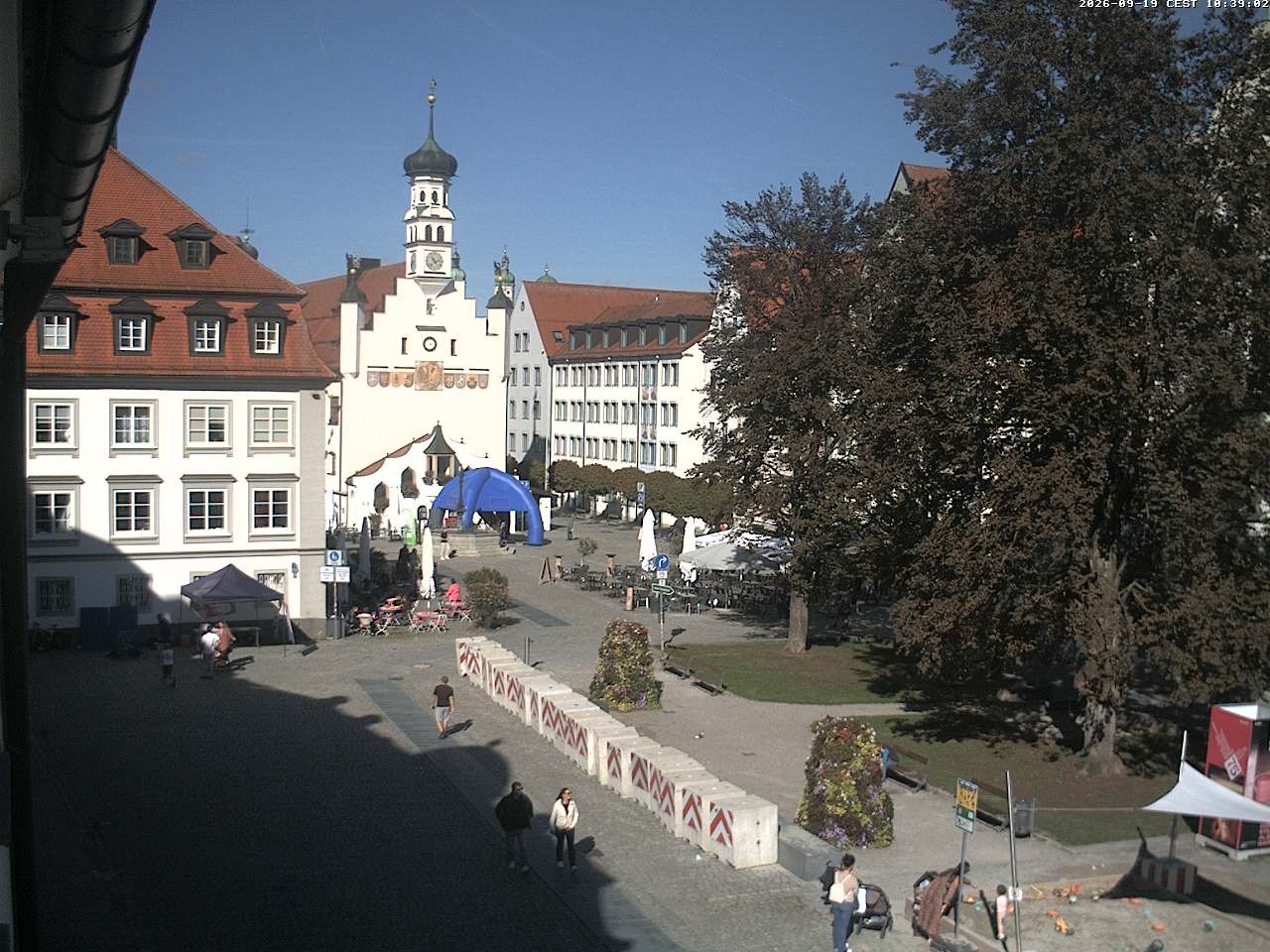 Archived image Webcam Town Hall - Kempten