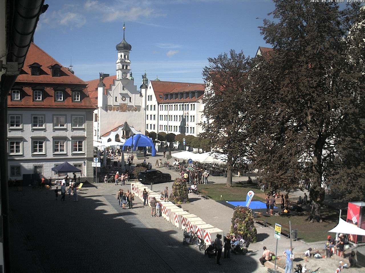 Archived image Webcam Town Hall - Kempten