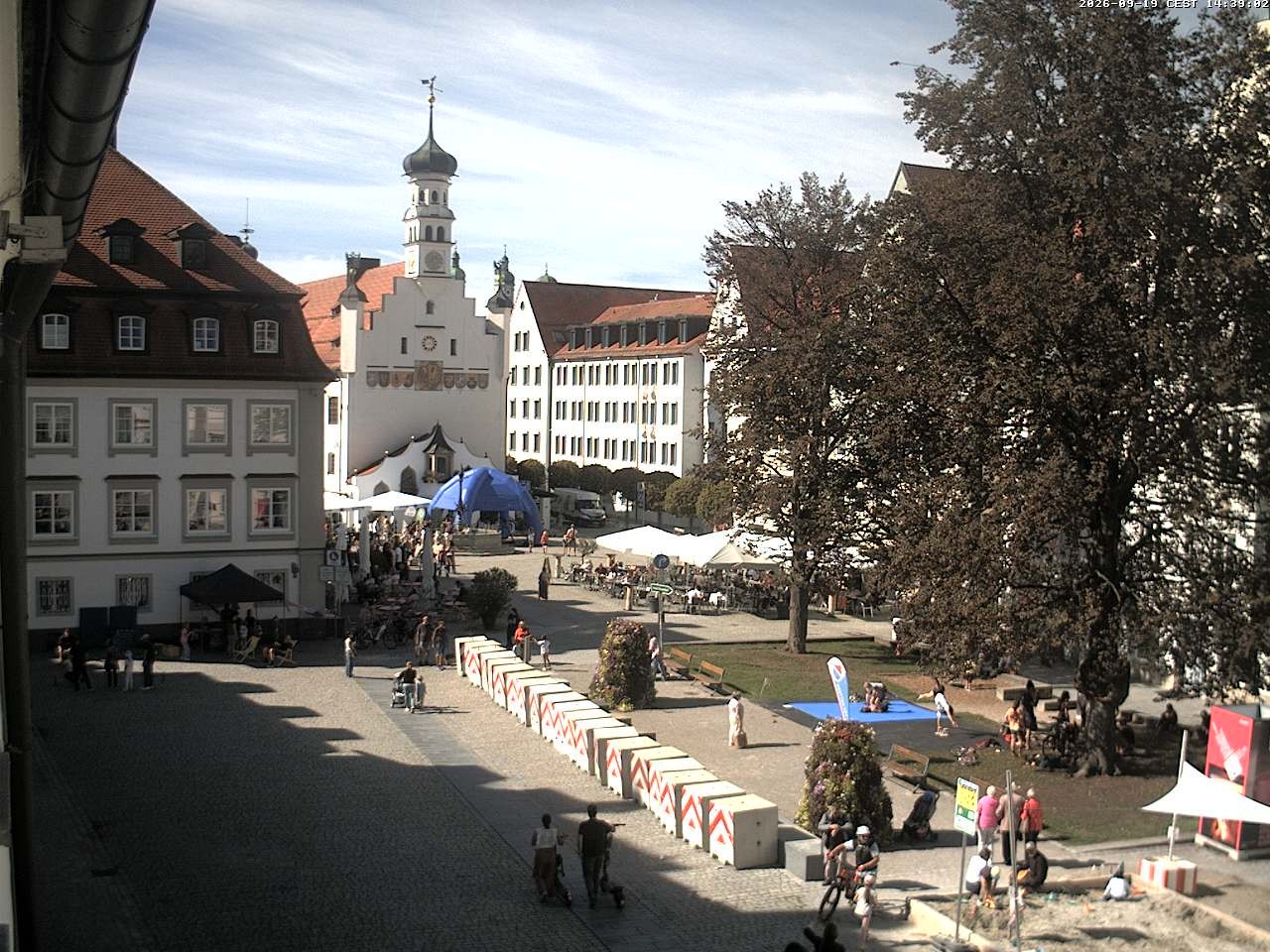 Archived image Webcam Town Hall - Kempten