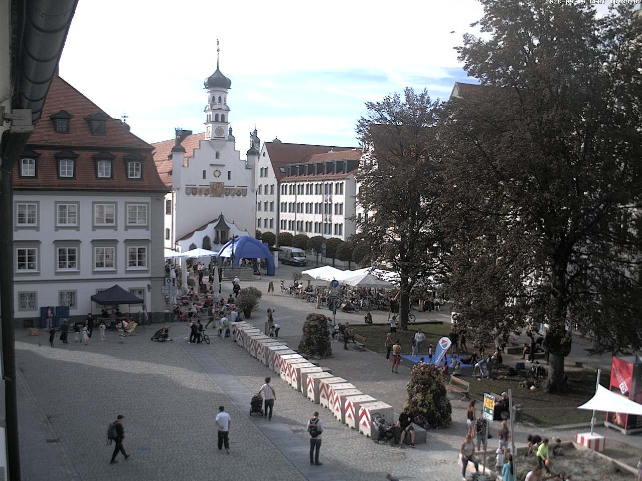 Archived image Webcam Town Hall - Kempten