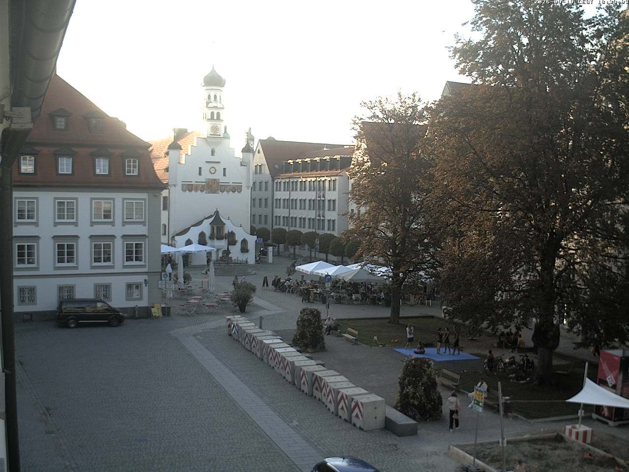 Archived image Webcam Town Hall - Kempten