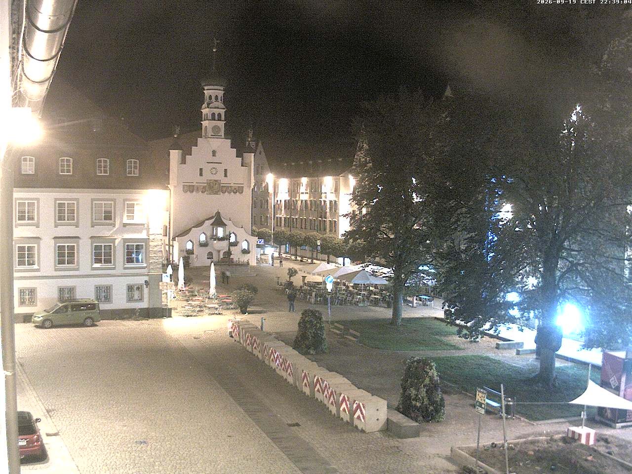 Archiv Foto Webcam Blick auf das Rathaus in Kempten