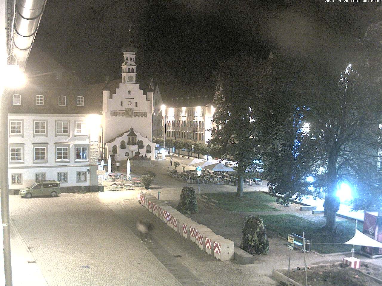 Archiv Foto Webcam Blick auf das Rathaus in Kempten