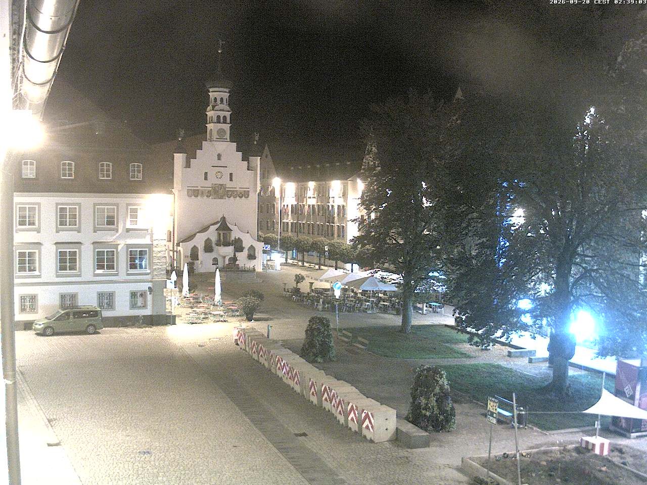 Archiv Foto Webcam Blick auf das Rathaus in Kempten