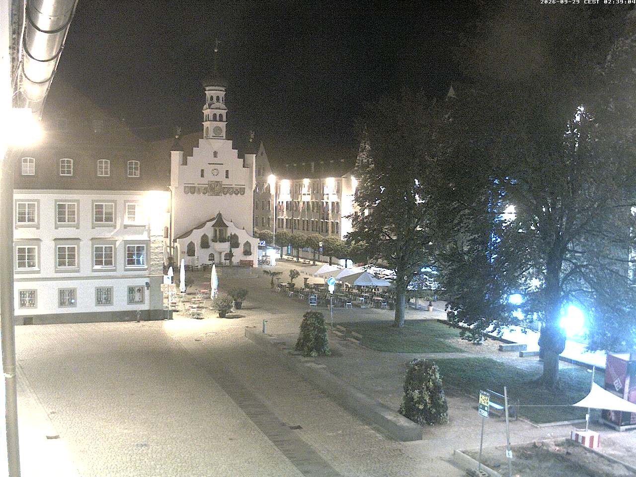 Archiv Foto Webcam Blick auf das Rathaus in Kempten