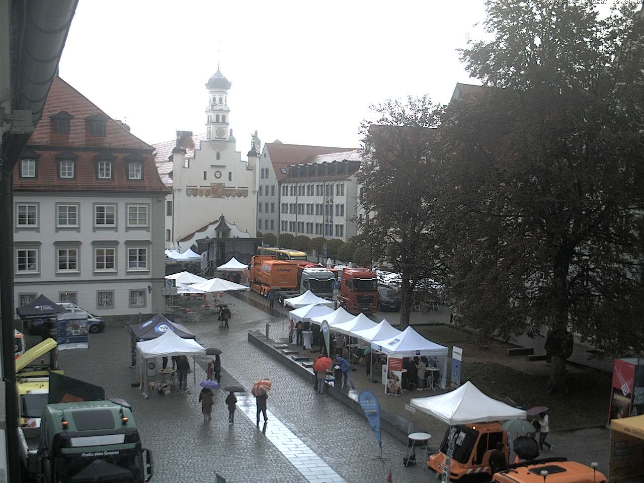 Archived image Webcam Town Hall - Kempten