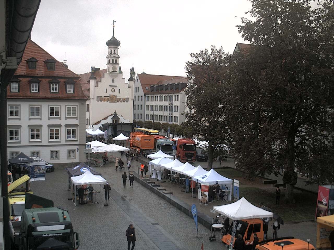 Archived image Webcam Town Hall - Kempten