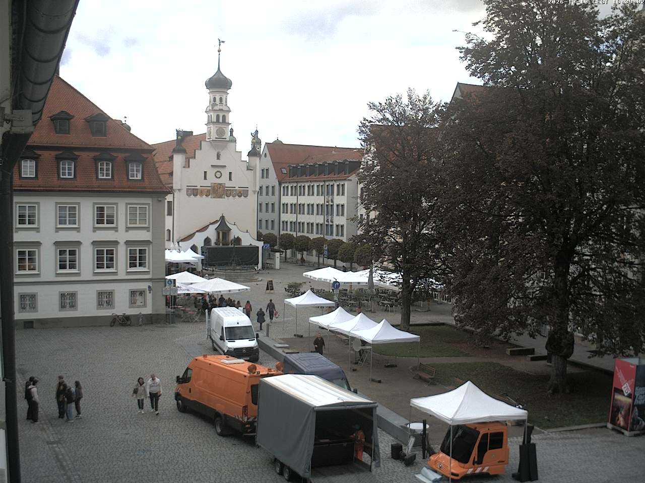 Archived image Webcam Town Hall - Kempten