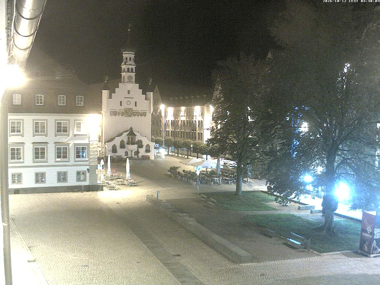 Archiv Foto Webcam Blick auf das Rathaus in Kempten