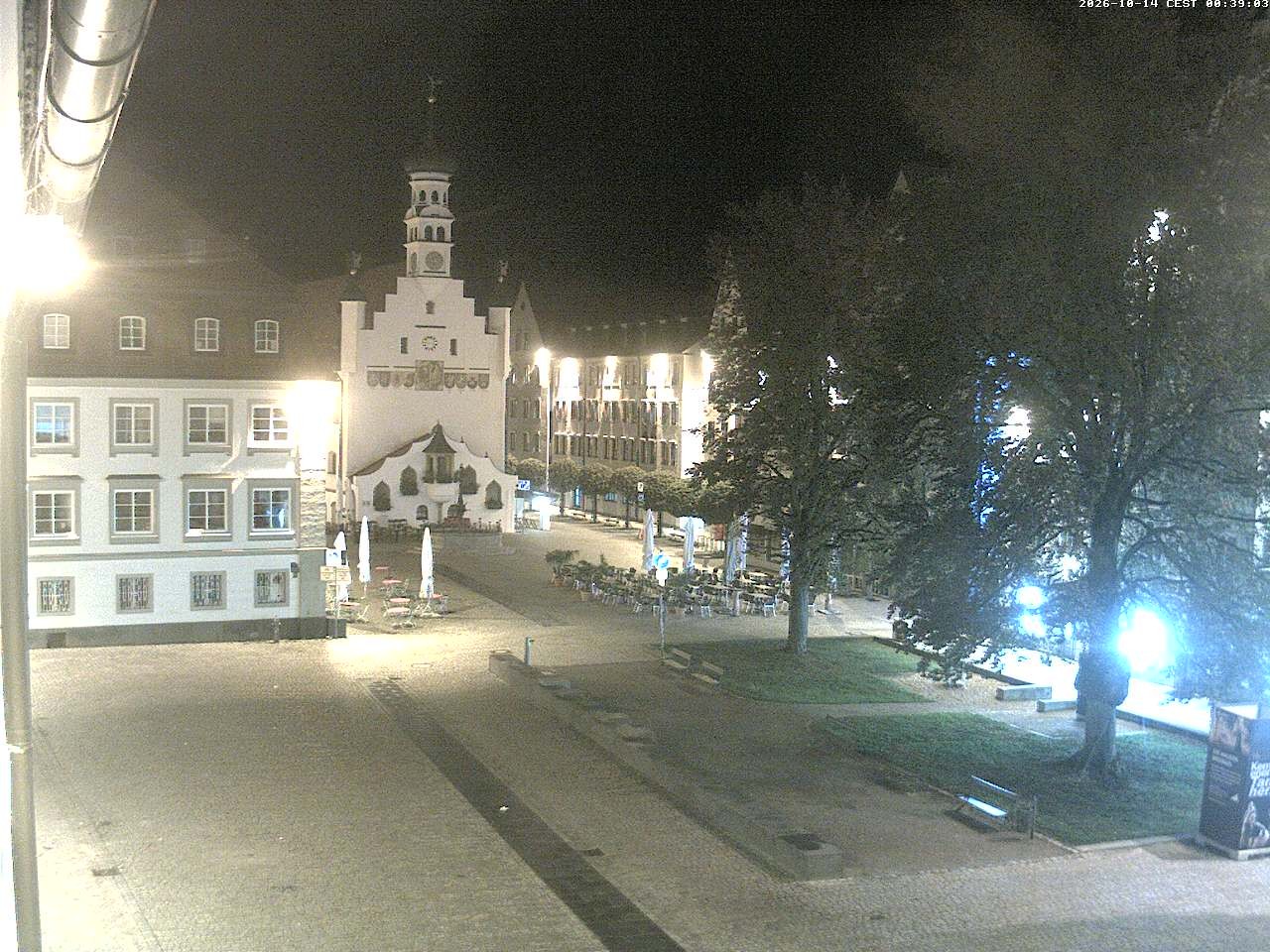 Archived image Webcam Town Hall - Kempten