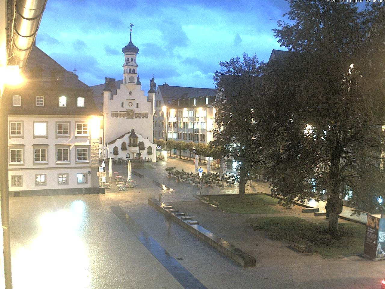 Archived image Webcam Town Hall - Kempten