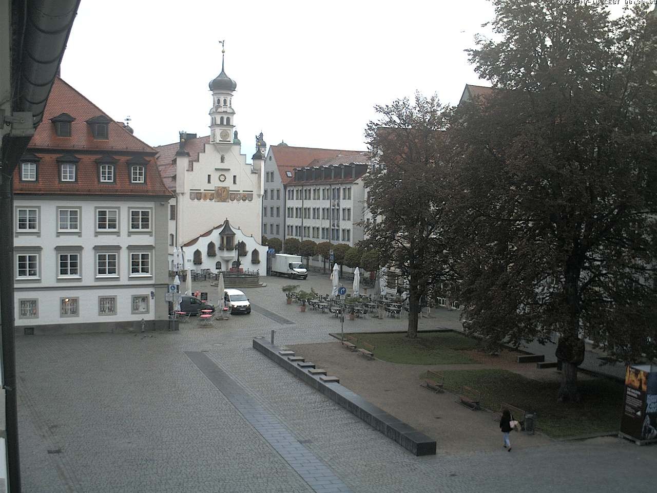 Archived image Webcam Town Hall - Kempten