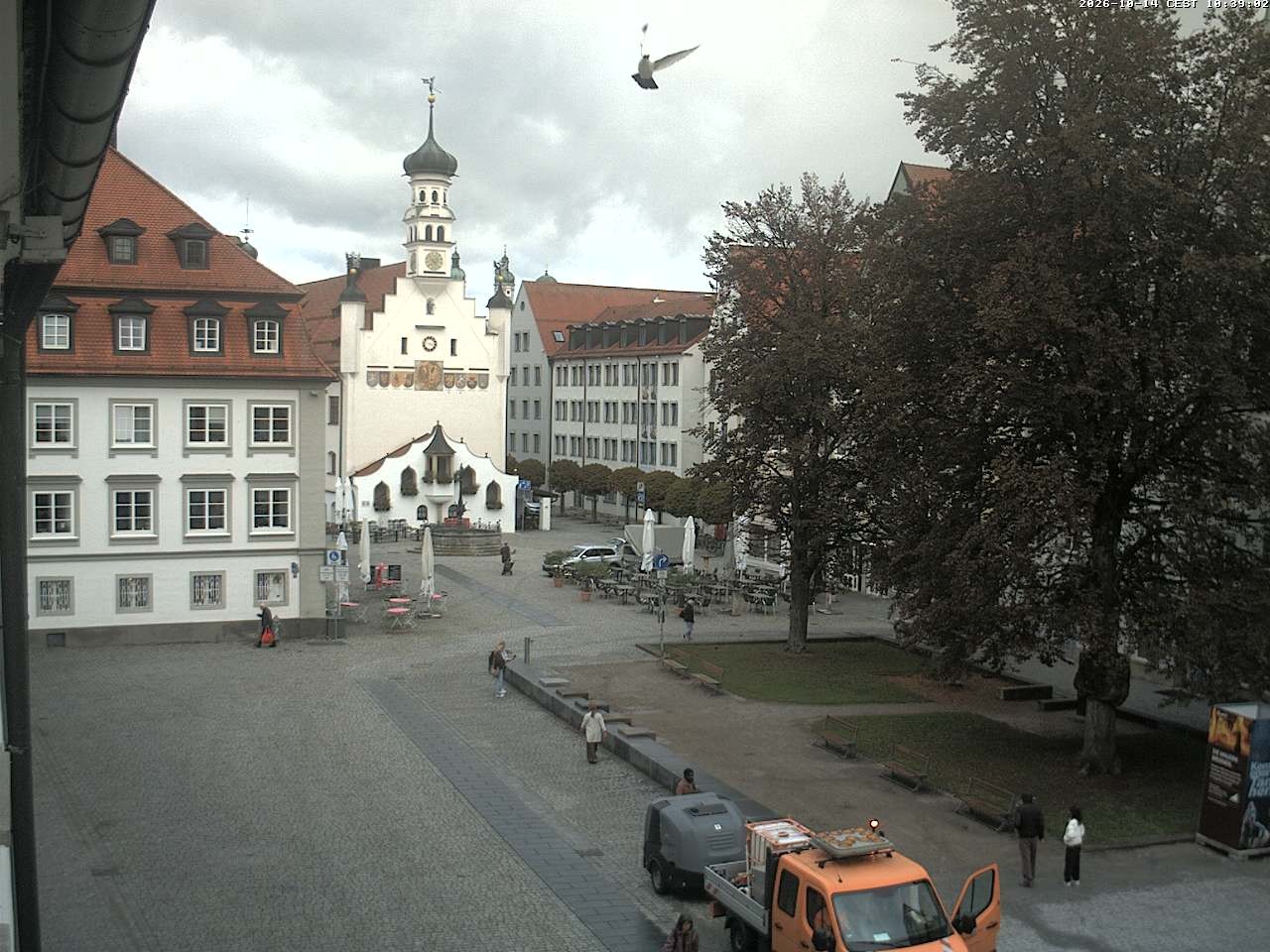 Archived image Webcam Town Hall - Kempten