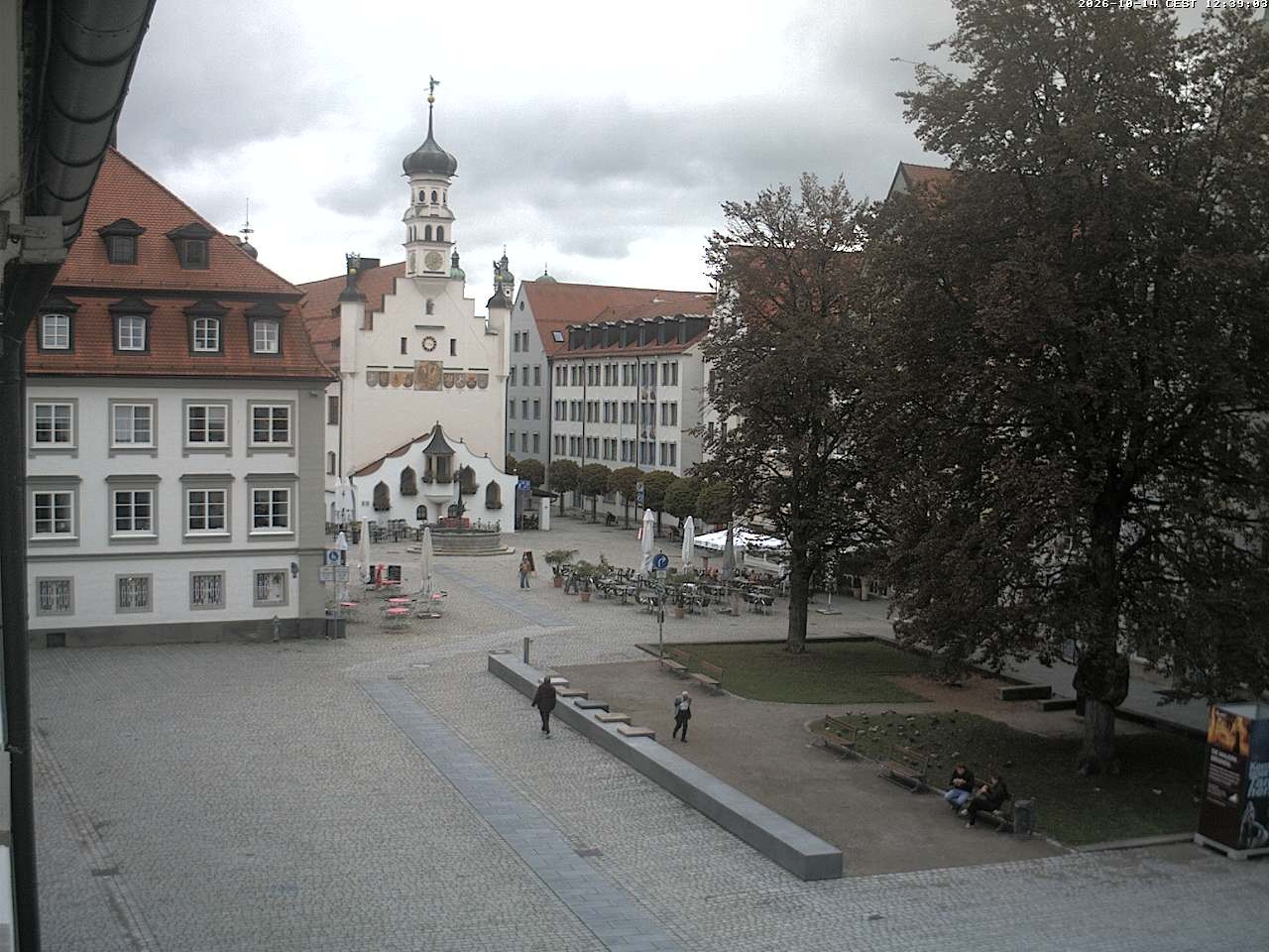 Archived image Webcam Town Hall - Kempten