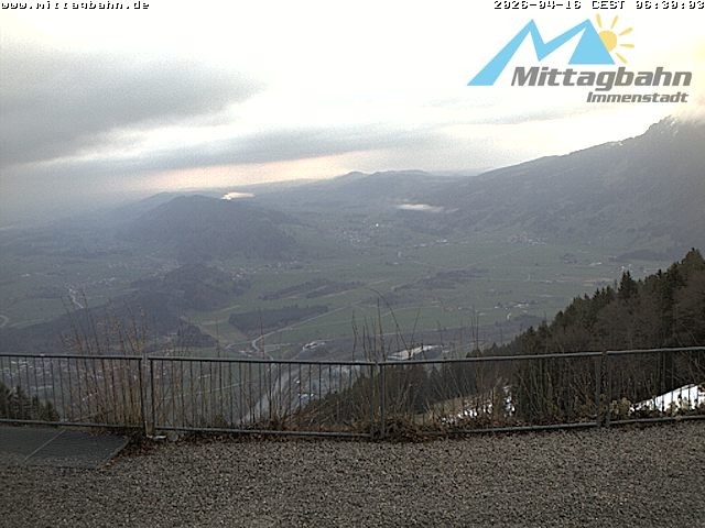 Archiv Foto Webcam Mittaggipfel - Blick nach Norden