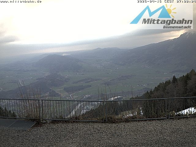Archiv Foto Webcam Mittaggipfel - Blick nach Norden
