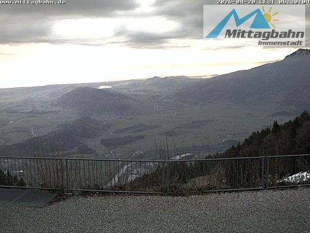 Archiv Foto Webcam Mittaggipfel - Blick nach Norden