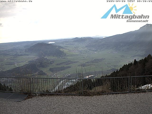 Archiv Foto Webcam Mittaggipfel - Blick nach Norden